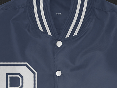 Realistic Varsity Jacket Mockup