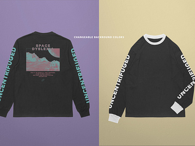 Long Sleeve T-shirt Mockup