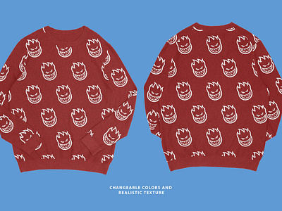 Realistic Knitted Sweater Mockups