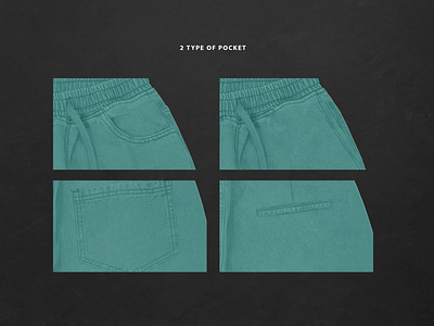 Realistic Baggy Pants Mockups