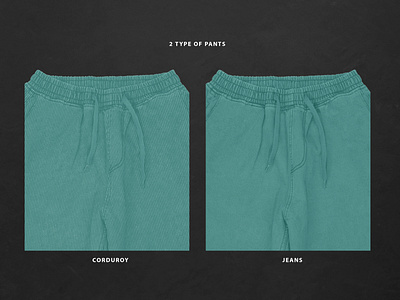 Realistic Baggy Pants Mockups