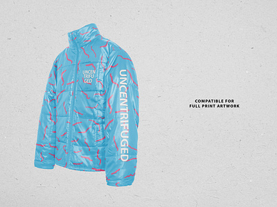 Realistic Puffer Jacket Mockup