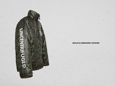 Realistic Puffer Jacket Mockup