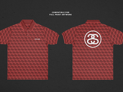 Realistic Polo Shirt Mockup 2