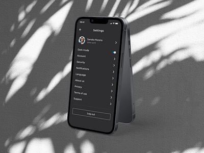 Daily UI #007 - Settings