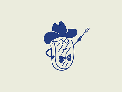 Cowboy Steak branding design illustration illustration design logo vector