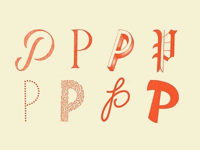 Some P alphabet hand lettering lettering letters type typography