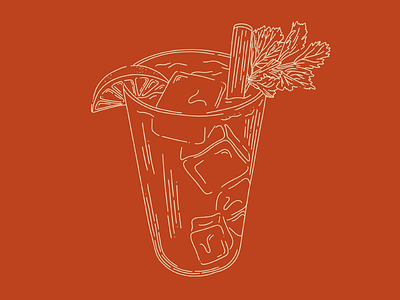 Bloody Mary bloody mary drink drink illustration illustration
