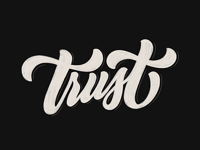 Trust lettering