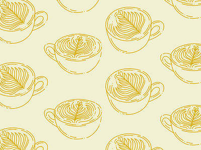 Coffee illustration lineart