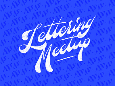Lettering Meetup design hand lettering illustration ipad lettering letters meetup meetups procreate script sketch type typography