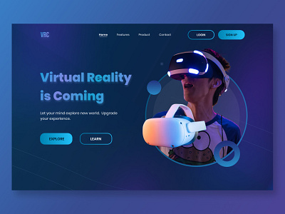 VR Web Design | Hero Section