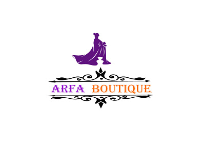 Boutique Logo Design boutique logo creative design fashion graphic design illustration logo purple