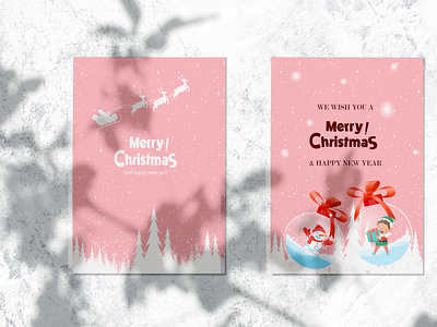 Christmas wishing card