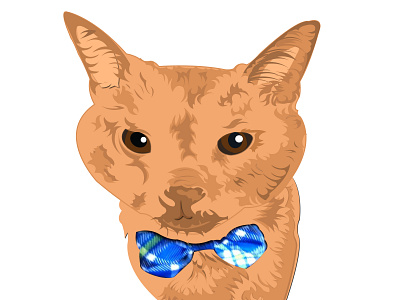 Cat Portrait Vector Design