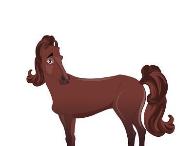 Horse Base Character Design attractive base character business creative design graphic design illustration logo nft tracing vector
