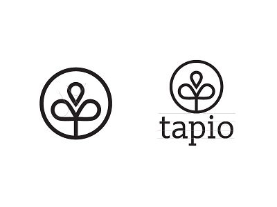 Tapio Logo Development leaf leaf logo logo design plant plant logo plants tapio