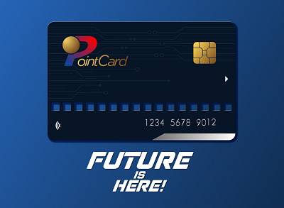 PointCard | Future of Payment! branding credit card design design digital art graphic design pointcard vector