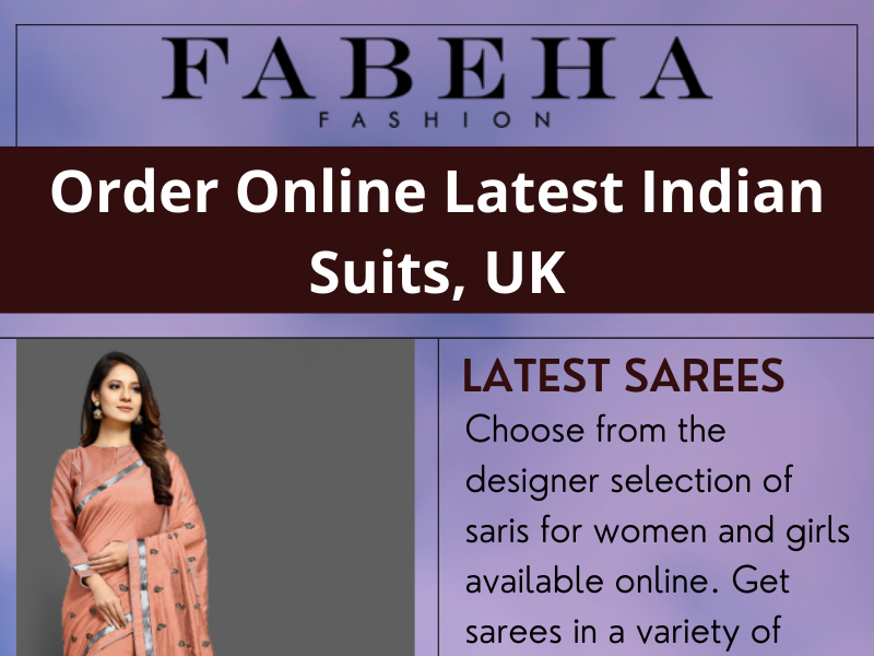 Order Online Latest Indian Suits, UK by Fabeha on Dribbble
