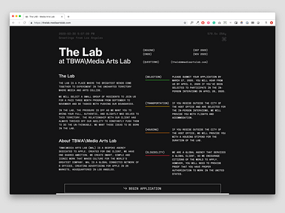 The Lab Website