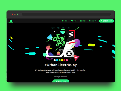 hover x pod - website branding graphic design ui ux web design