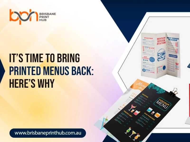 Menu Printing by Brisbane Print Hub on Dribbble
