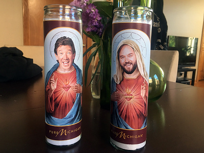 Sacred Heart of Tim Taylor candle clone stamp abuse dumb farts and crafts michigan pure michigan really dumb really really dumb tim allen