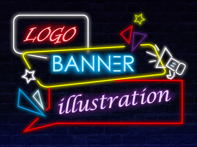 Neon app branding design icon illustration logo typography ui ux vector