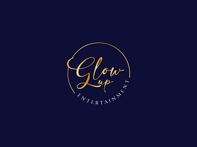 Glow Up Entertainment Logo design logo