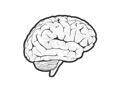 We Think brain illustration lift sketch thinking