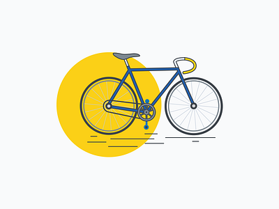 Daily UI - Bicycle icon bicycle bike icon illustration vector