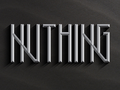 nuthing - blitzkrieg type apparel charlotte clothing north carolina nuthing shadows skateboarding surfing typography