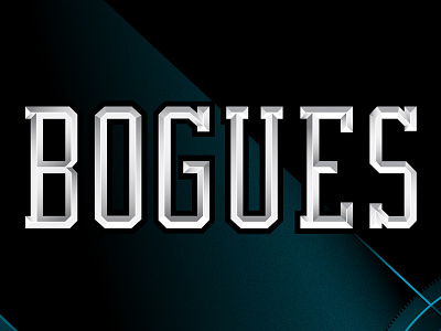 bogues - stylized type basketball charlotte charlotte hornets hornets muggsy bogues nba north carolina shading typography