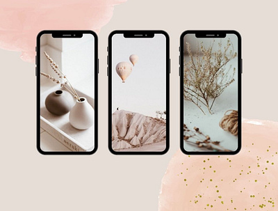 Wallpaper App app branding design graphic design mobile app mobile app design mobile app design mockup mobile app mockup ui ux