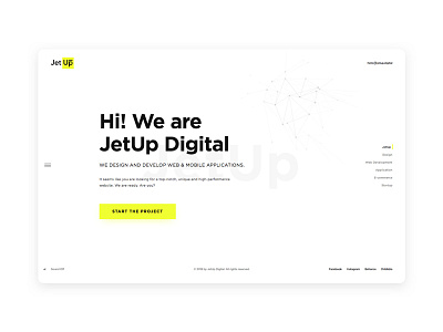 JetUp Digital applications digital ecommerce freshdesign jetup limedesign mobileapp startups webdesign webdevelopment webexpertise webstudio