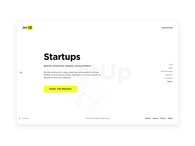 JetUp Digital applications design digital ecommerce freshdesign jetup limedesign mobileapp startups webdesign webdevelopment webstudio