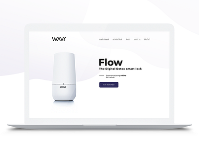 WAVR UI&UX concept design desktop home jetup landing landingpage ui ux website