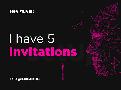 Dribbble invites dribbble invitations invites invites giveaway jetup