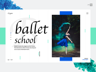 Ballet ballet company dance design desktop home homepage jetup jetup digital mobile app school ui ux webdesign website