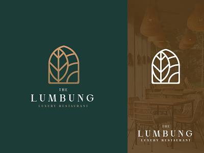 The Lumbung Logo design ethnic logo luxury restaurant vintage