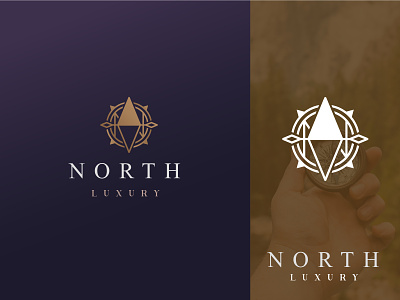 North Logo branding compass design ethnic illustration logo north vector