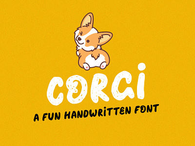 CORGI font branding font typography