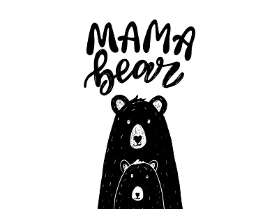 Mothers day illustration design illustration lettering vector