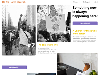 DoNoHarmChurch Landing Page