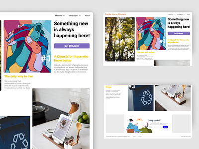 DoNoHarmChurch Landing Page (revised) 2d design figma landing page newbie product product design ui ux website website landing page