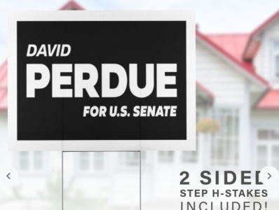 David Perdue for Governor Yard Sign david perdue for governor merch david perdue for governor shirt