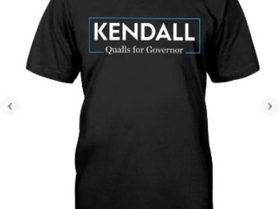 Kendall Qualls For Governor t shirt design graphic design illustration