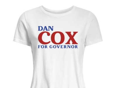 Dan Cox For Governor T Shirt design graphic design illustration ussenate vector