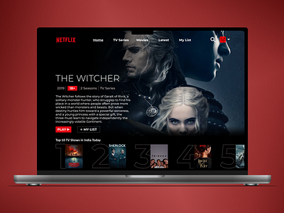 Netflix Landing Page dailyui dailyui003 day003 design illustration logo ui uidesign uidesigner uiux ux uxdesign
