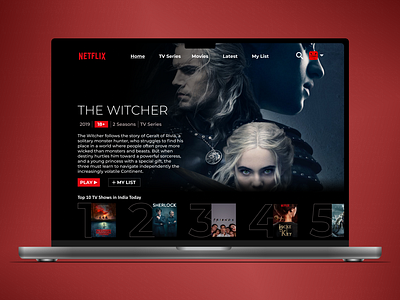 Netflix Landing Page